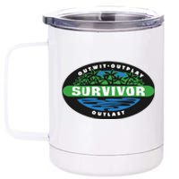 Survivor 12 oz Stainless Steel Tumbler Cup