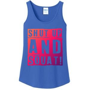 Squat Shut Up And Squat Shut And Squat Gym Rats Bodybuilders Gift Ladies Essential Tank