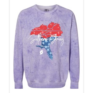 Southern Strong Usa Relief Colorblast Crewneck Sweatshirt