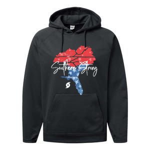 Southern Strong Usa Relief Performance Fleece Hoodie