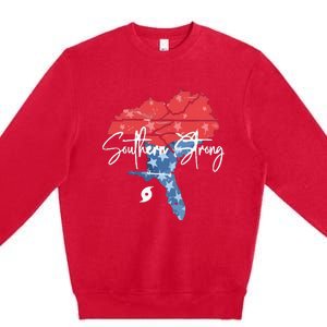 Southern Strong Usa Relief Premium Crewneck Sweatshirt