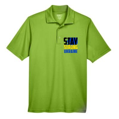 Stay Strong Ukraine Men's Origin Performance Piqué Polo