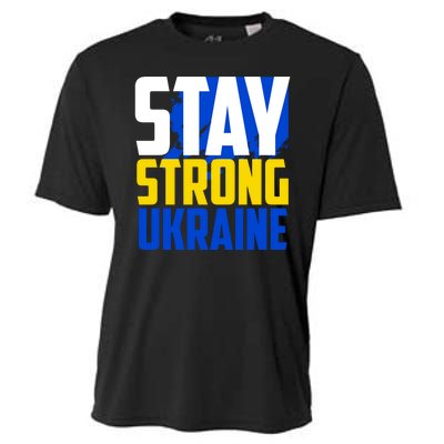 Stay Strong Ukraine Cooling Performance Crew T-Shirt