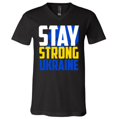 Stay Strong Ukraine V-Neck T-Shirt