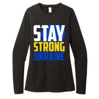 Stay Strong Ukraine Womens CVC Long Sleeve Shirt