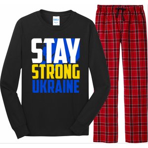 Stay Strong Ukraine Long Sleeve Pajama Set