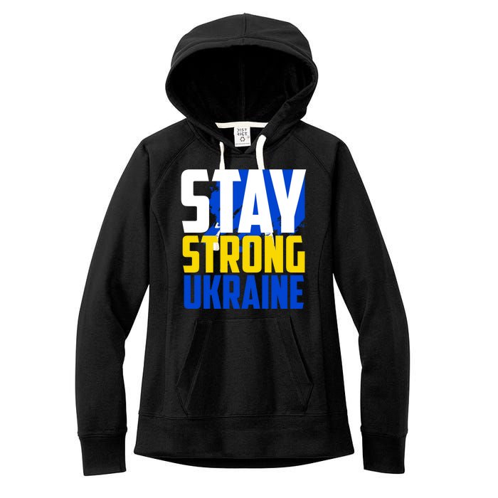 Stay Strong Ukraine Women's Fleece Hoodie