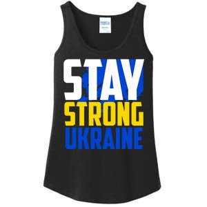 Stay Strong Ukraine Ladies Essential Tank