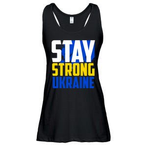 Stay Strong Ukraine Ladies Essential Flowy Tank