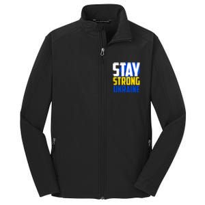 Stay Strong Ukraine Core Soft Shell Jacket