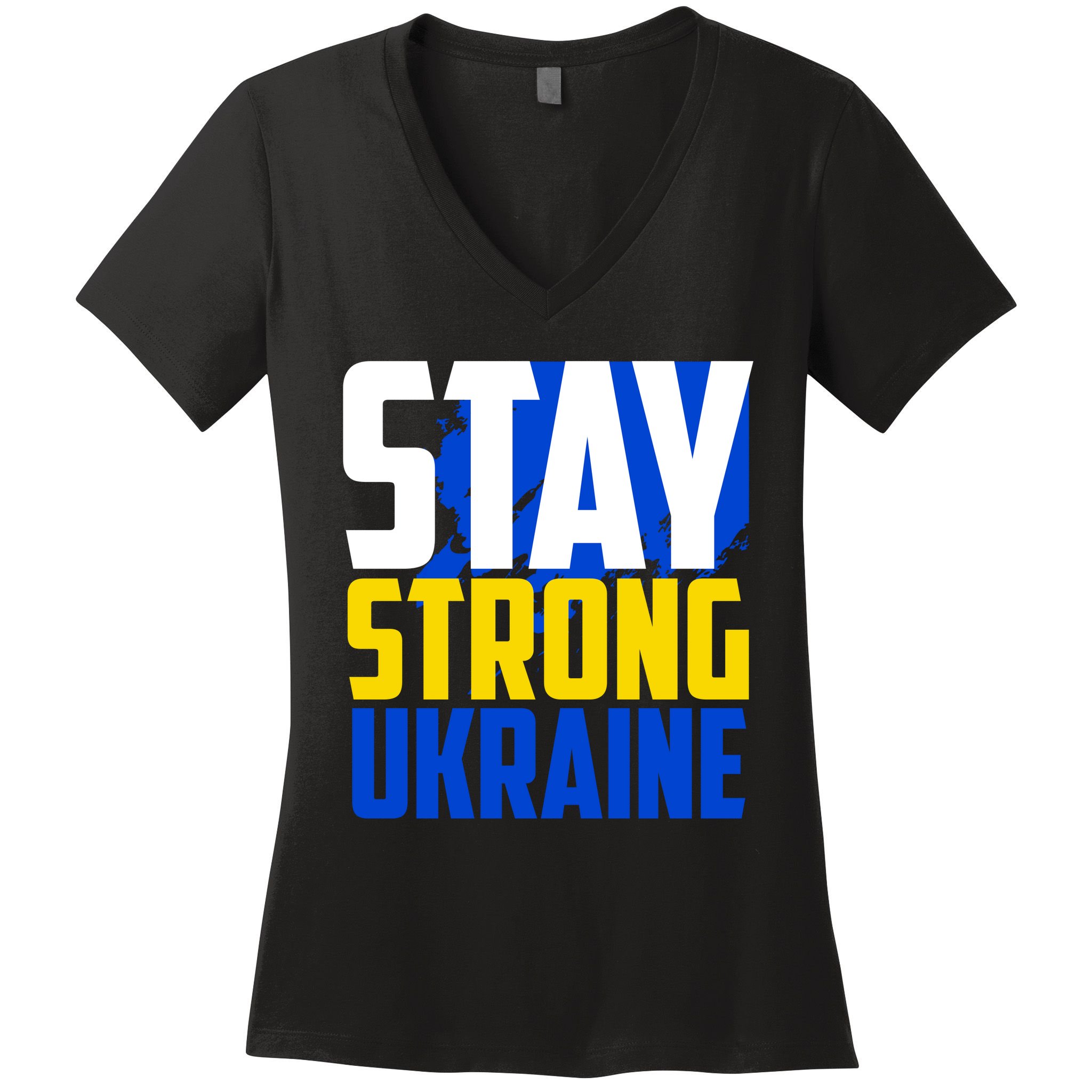 Stay Strong Ukraine Women's V-Neck T-Shirt