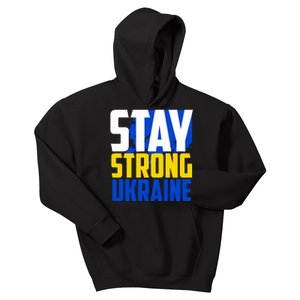 Stay Strong Ukraine Kids Hoodie