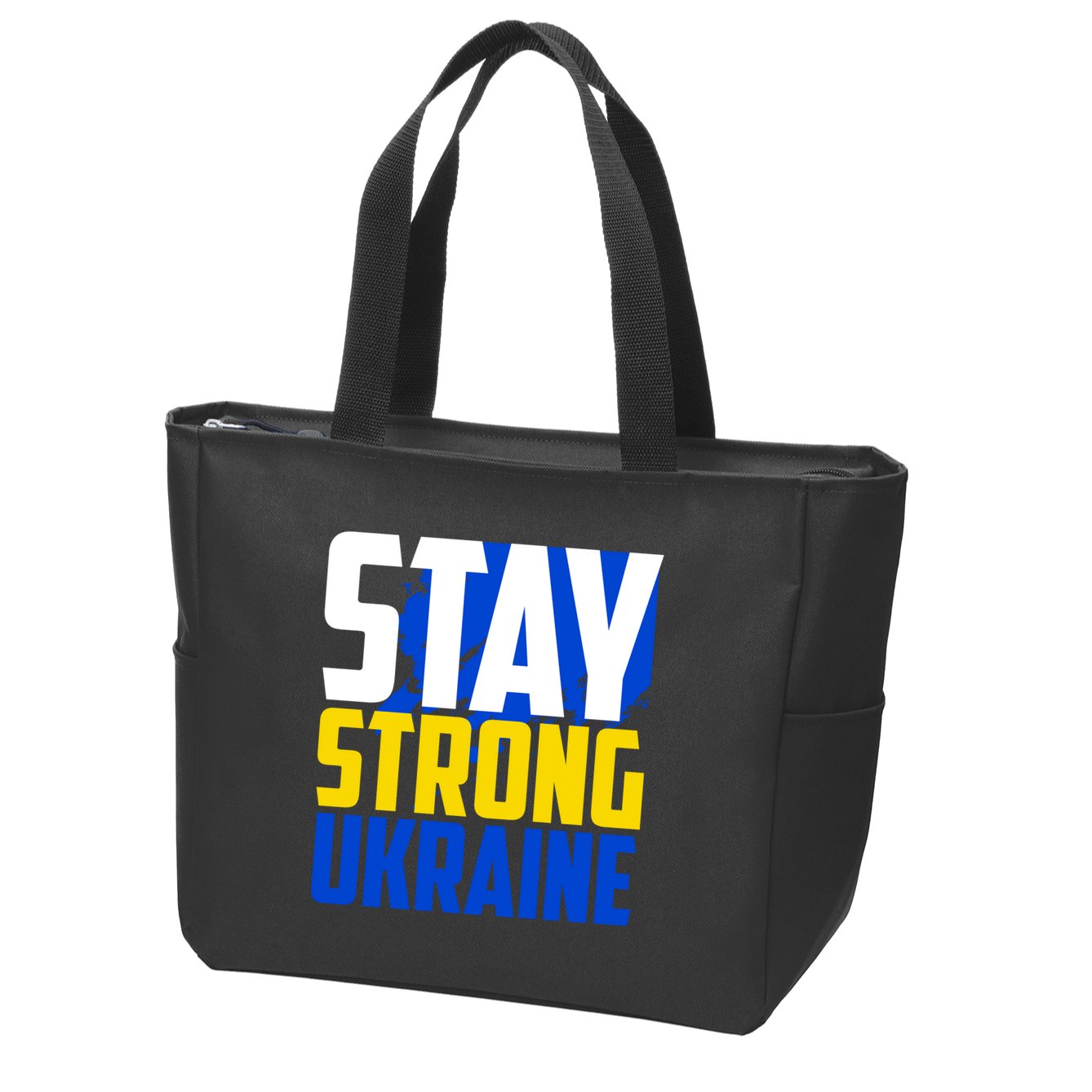 Stay Strong Ukraine Zip Tote Bag