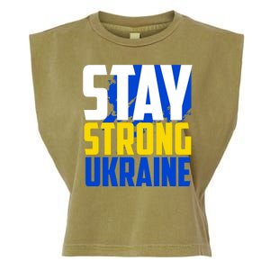 Stay Strong Ukraine Garment-Dyed Women's Muscle Tee