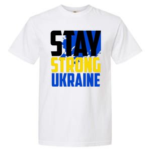 Stay Strong Ukraine Garment-Dyed Heavyweight T-Shirt