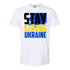 Stay Strong Ukraine Softstyle CVC T-Shirt