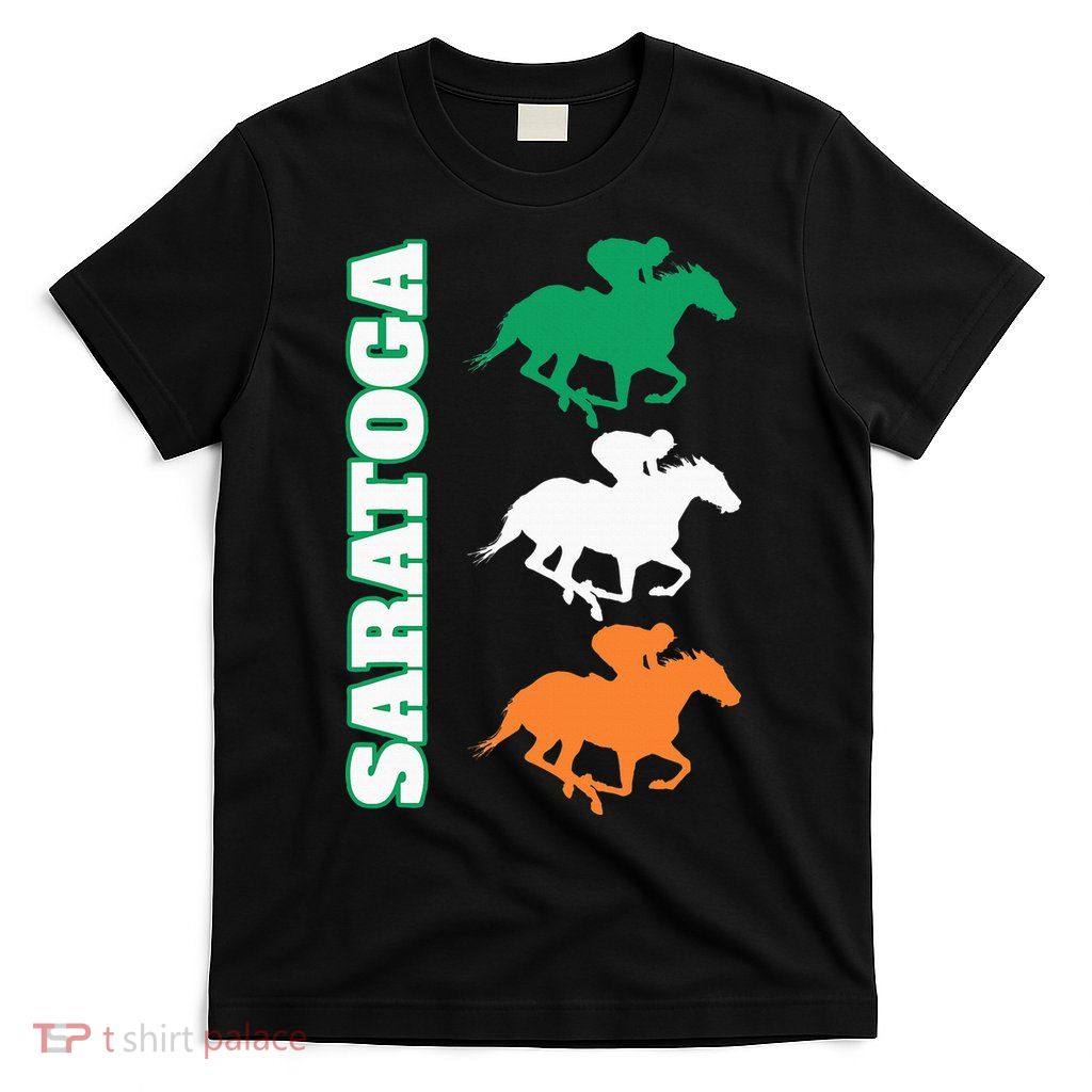 Saratoga Springs Upstate New York Horse Racing T-Shirt