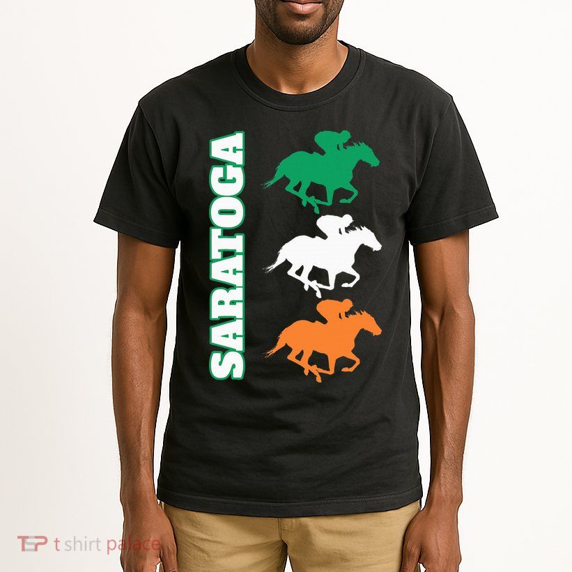 Saratoga Springs Upstate New York Horse Racing Tall T-Shirt