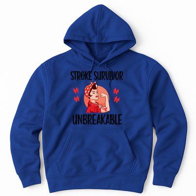 Stroke Survivor Unbreakable Stroke Warrior Gift Hoodie