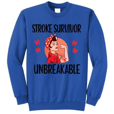 Stroke Survivor Unbreakable Stroke Warrior Gift Sweatshirt