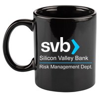 Svb Silicon Valley Bank Risk Management Dept 11oz C Handle Ceramic Mug