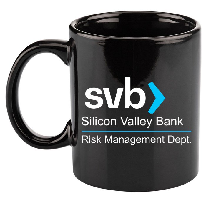 Svb Silicon Valley Bank Risk Management Dept 11oz C Handle Ceramic Mug