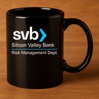 Svb Silicon Valley Bank Risk Management Dept 11oz C Handle Ceramic Mug