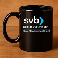 Svb Silicon Valley Bank Risk Management Dept 11oz C Handle Ceramic Mug