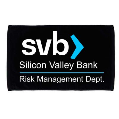 Svb Silicon Valley Bank Risk Management Dept Microfiber Hand Towel