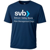 Svb Silicon Valley Bank Risk Management Dept Cooling Performance Crew T-Shirt