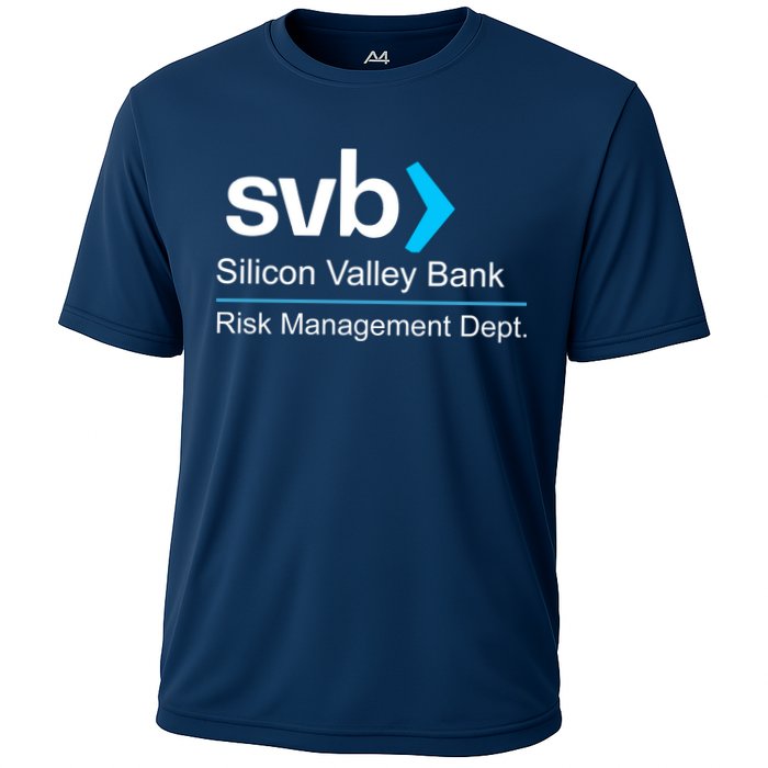 Svb Silicon Valley Bank Risk Management Dept Cooling Performance Crew T-Shirt
