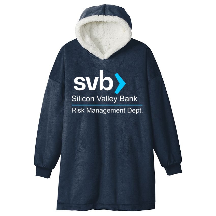 Svb Silicon Valley Bank Risk Management Dept Hooded Wearable Blanket