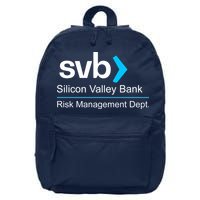 Svb Silicon Valley Bank Risk Management Dept 16 in Basic Backpack