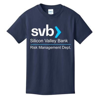 Svb Silicon Valley Bank Risk Management Dept Kids T-Shirt