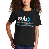 Svb Silicon Valley Bank Risk Management Dept Kids T-Shirt