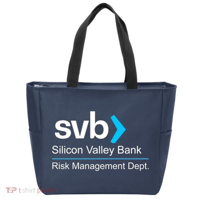 Svb Silicon Valley Bank Risk Management Dept Zip Tote Bag