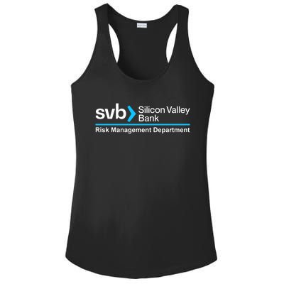 SVB Silicon Valley Bank Risk Management Department Ladies PosiCharge Competitor Racerback Tank