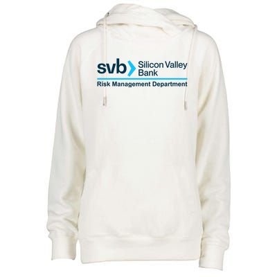 SVB Silicon Valley Bank Risk Management Department Womens Funnel Neck Pullover Hood