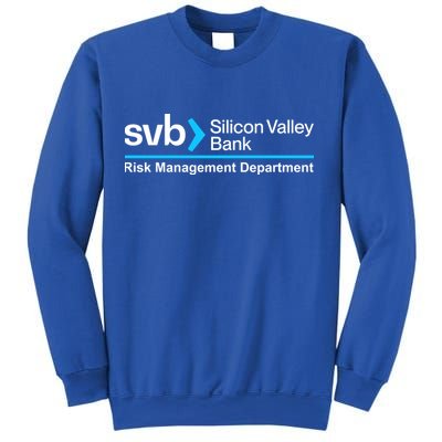 SVB Silicon Valley Bank Risk Management Department Sweatshirt