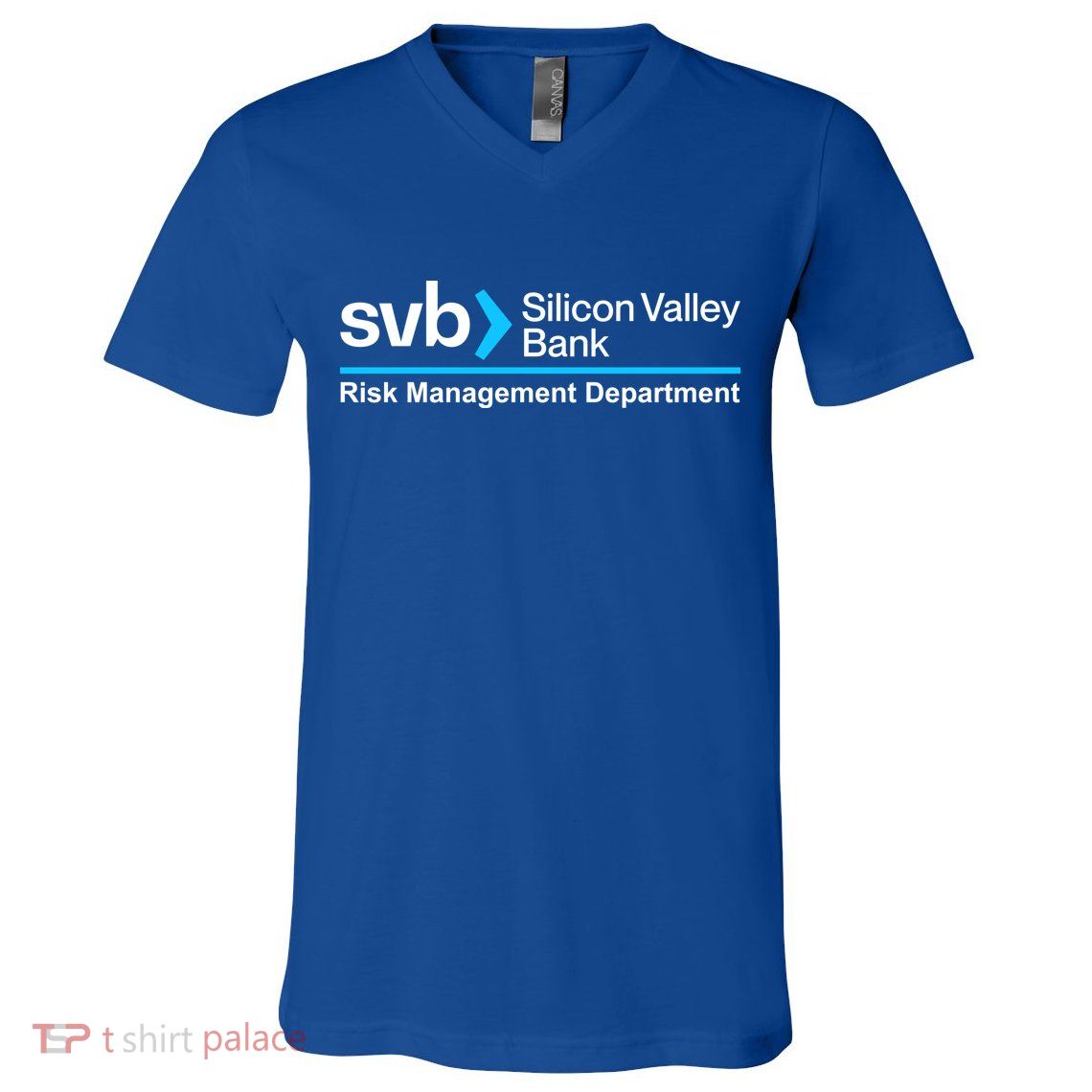 SVB Silicon Valley Bank Risk Management Department V-Neck T-Shirt