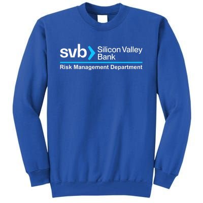 SVB Silicon Valley Bank Risk Management Department Tall Sweatshirt