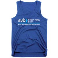 SVB Silicon Valley Bank Risk Management Department Tank Top