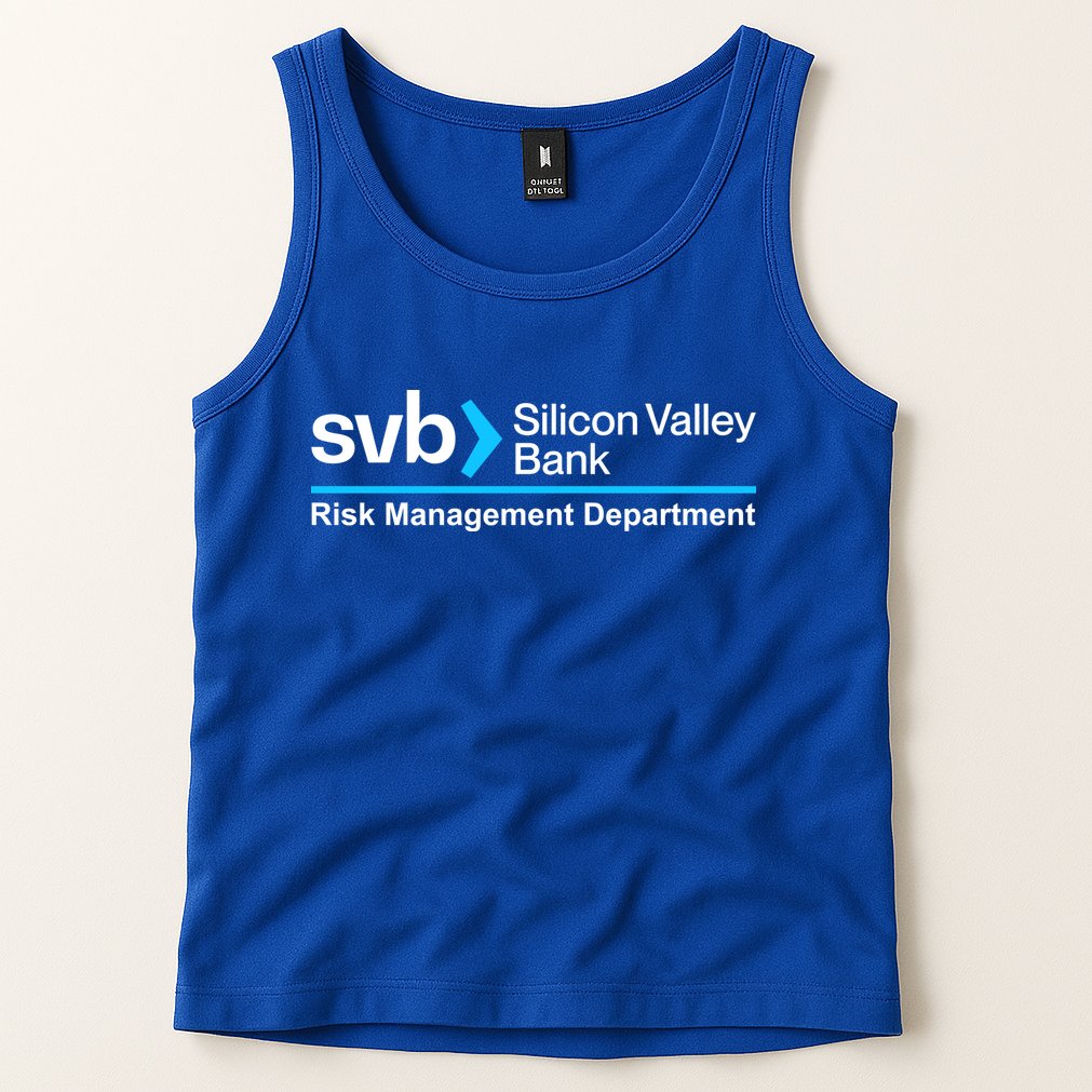 SVB Silicon Valley Bank Risk Management Department Tank Top