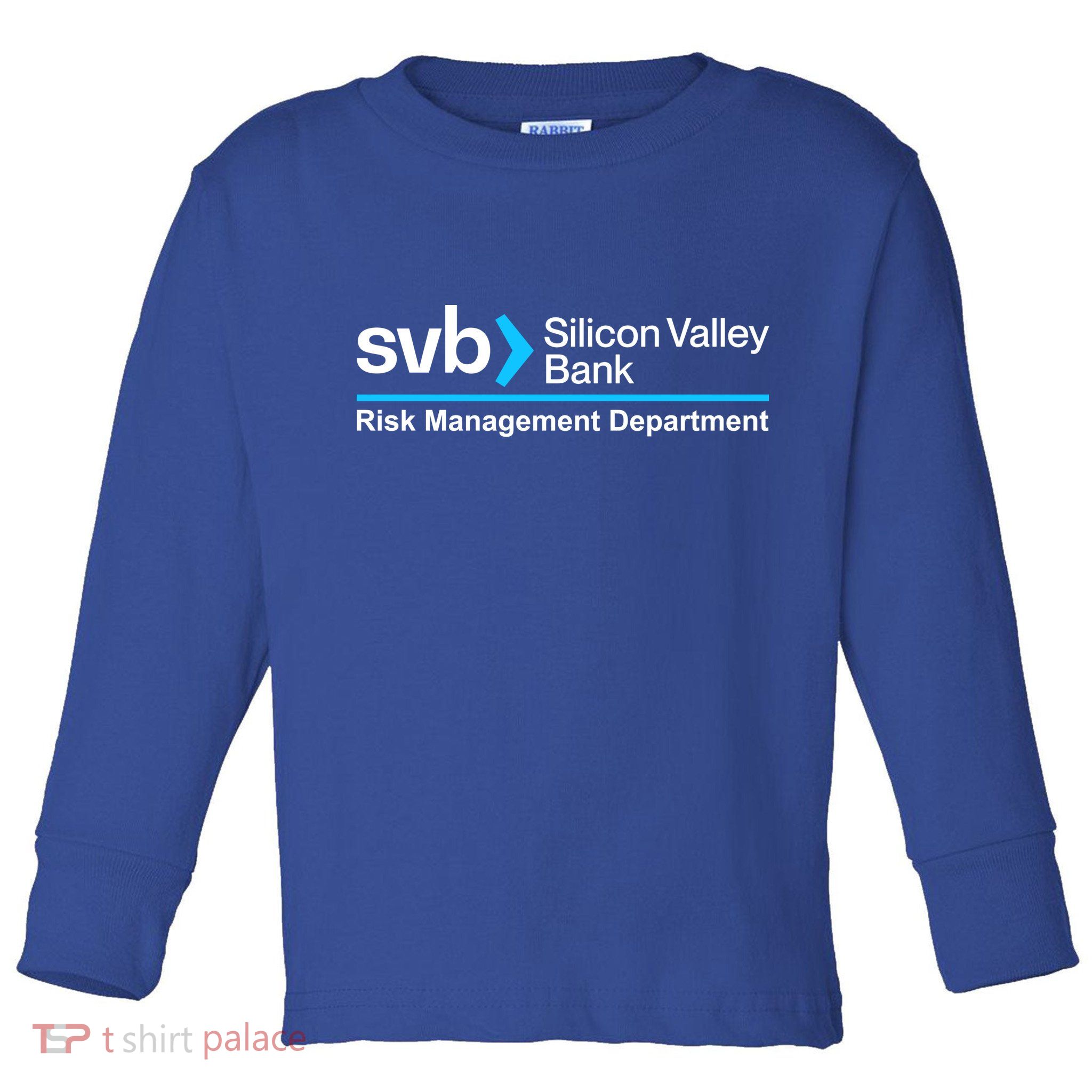 SVB Silicon Valley Bank Risk Management Department Toddler Long Sleeve Shirt
