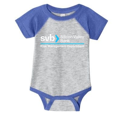 SVB Silicon Valley Bank Risk Management Department Infant Baby Jersey Bodysuit