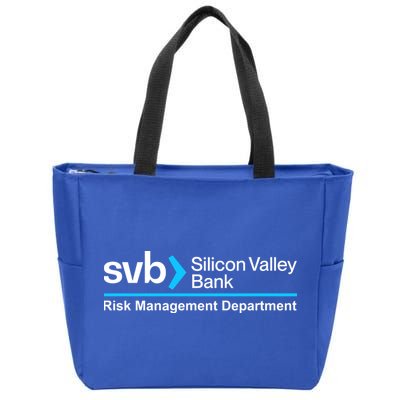 SVB Silicon Valley Bank Risk Management Department Zip Tote Bag
