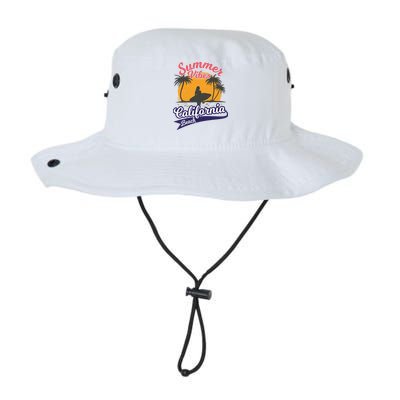 Surfing Summer Vibes California Beach Vintage Gift Bucket Hat