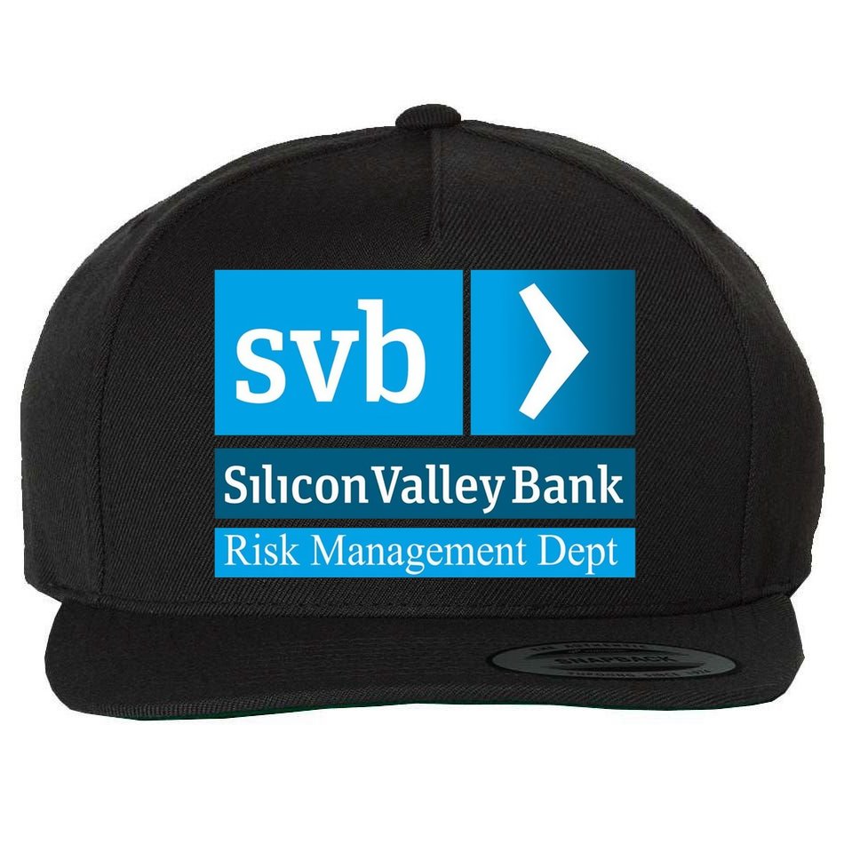 Svb Silicon Valley Bank Wool Snapback Cap