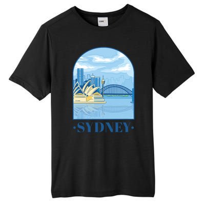 Sydney Skyline View Tall Fusion ChromaSoft Performance T-Shirt