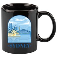 Sydney Skyline View 11oz C Handle Ceramic Mug